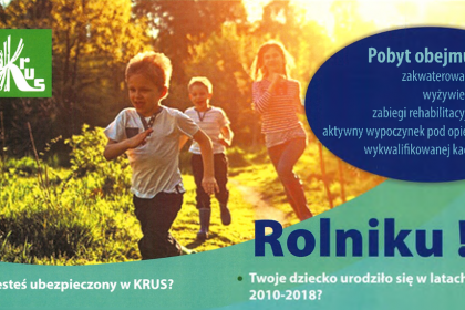 Turnusy-rehabilitacyjne-m Bezpłatna rehabilitacja dla dzieci rolników ubezpieczonych w KRUS